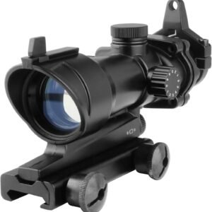 ARMACORE TACTICAL 4X32 ACOG RED DOT SIGHT 20MM [BLACK]