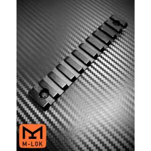 ARMACORE 20MM ALUMINIUM MLOK RAIL (11 SLOT) BLACK