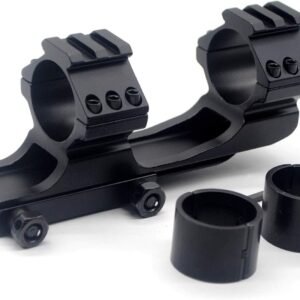 ARMACORE TACTICAL EXTENDED RING SIGHT MOUNT RIS 20MM (25.4MM 30MM) [BLACK]
