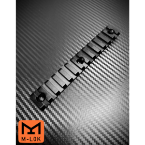ARMACORE 20MM ALUMINIUM MLOK RAIL (13 SLOT) BLACK