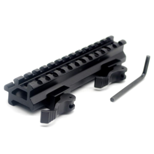 ARMACORE TACTICAL 13 SLOTS 140MM DUAL 45° 1" RAIL QD MOUNT [BLACK]