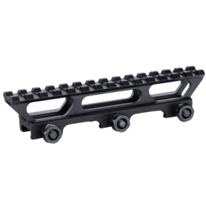 ARMACORE TACTICAL 14 SLOT 20MM RAIL RISER MOUNT 1" QD [BLACK]