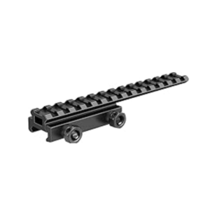 ARMACORE TACTICAL EXTENDED (145MMX17MM ) 14 SLOT 20MM 1/2" RAIL RISER 20MM (BLACK)