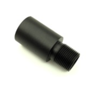 ARMACORE 14mm Metal Outer Barrel Extension 4.5cm length (14MM CCW) BLACK