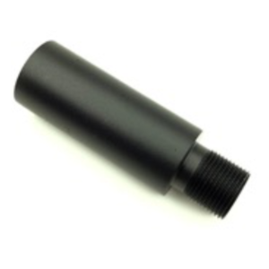 ARMACORE 14mm Metal Outer Barrel Extension 6cm length (14MM CCW) BLACK