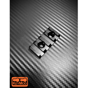 ARMACORE 20MM ALUMINIUM KEYMOD RAIL (4 SLOT) BLACK