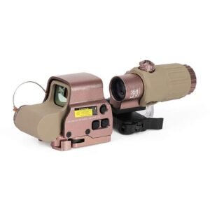 ARMACORE TACTICAL 558X HOLOGRAPHIC SIGHT & G33 FLIP MAGNIFIER SET [TAN FDE]