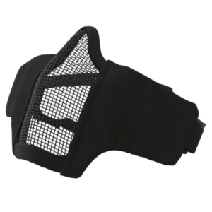ARMACORE TACTICAL STRATOS AIRFLOW FACE MASK WITH EAR PROTECTION STEEL [BLACK]