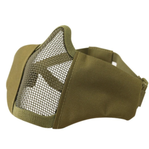 ARMACORE TACTICAL STRATOS AIRFLOW FACE MASK WITH EAR PROTECTION STEEL [TAN FDE]
