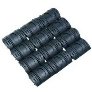 ARMACORE TACTICAL HANDGUARD QUAD RAIL COVERS 12PCS [BLACK]
