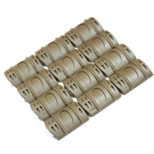 ARMACORE TACTICAL HANDGUARD QUAD RAIL COVERS 12PCS [TAN FDE]