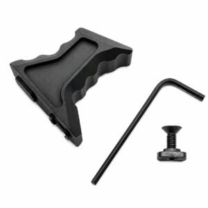 ARMACORE TACTICAL CNC ALUMINUM ANGLED GRIP-V [BLACK]