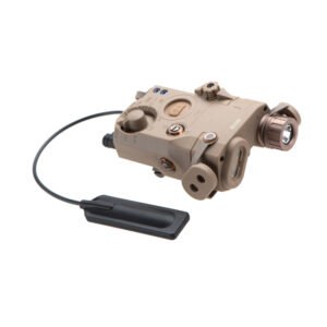 ARMACORE TACTICAL LA 5C PEQ-15 GREEN LASER/ IR AND TORCH VIS LIGHT & STROBE LED NYLON [TAN FDE]