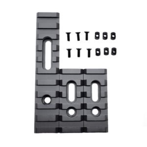 ARMACORE TACTICAL MOE METAL RAIL MLOK 20MM SET OF 3 [BLACK]
