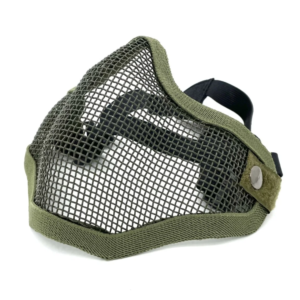 ARMACORE TACTICAL STRATOS FULL MESH FACE MASK V12 STEEL MESH [GREEN]