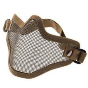 ARMACORE TACTICAL STRATOS FULL MESH FACE MASK V12 STEEL MESH [TAN FDE]