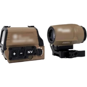 SIG ROMEO 8T-AMR 0.5 MOA HOLOGRAPHIC WITH POLARISED LENS PROTECTOR & MAGNIFIER [TAN-FDE]