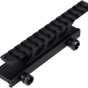 ARMACORE TACTICAL 13 SLOT EXTENDED TAIL (140MMX30MM ) 20MM 1" RAIL RISER 20MM (BLACK)