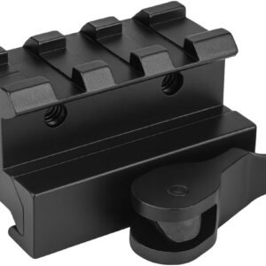 ARMACORE TACTICAL 3 SLOT QD HIGH RISE 20MM RAIL MOUNT [BLACK]