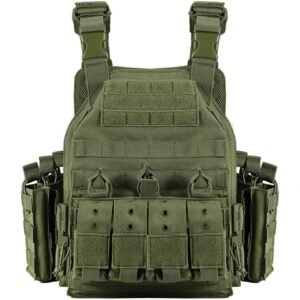 ARMACORE TACTICAL (ATAS) MULTI MAG SYSTEM QUICK RELEASE PLATE CARRIER MOLLE [GREEN OD]