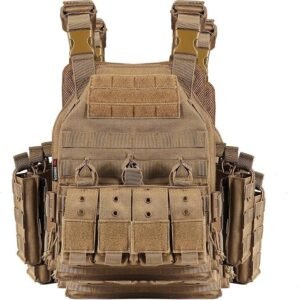 ARMACORE TACTICAL (ATAS) MULTI MAG SYSTEM QUICK RELEASE PLATE CARRIER MOLLE [TAN FDE]
