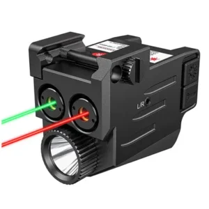 ARMACORE TACTICAL WEAPON LIGHT RED GREEN LASER 400LM TORCH [BLACK]