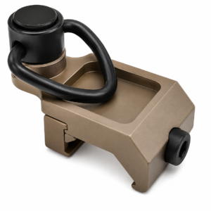 ARMACORE TACTICAL D.DEFENSE STYLE 20MM OFF SET QD MOUNT TAPERED WITH LOGO [BLACK]